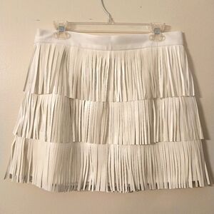 Salt Fringe Mini Skirt,‎ NWT, Size L